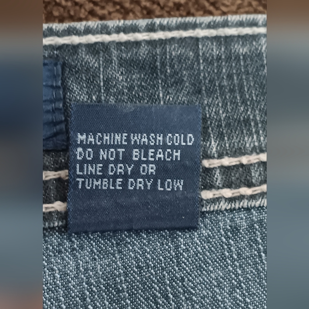 The Blues Denim JEANS Missy Size 11/12 Vintage Bootcut 32x32 - Picture 6 of 9